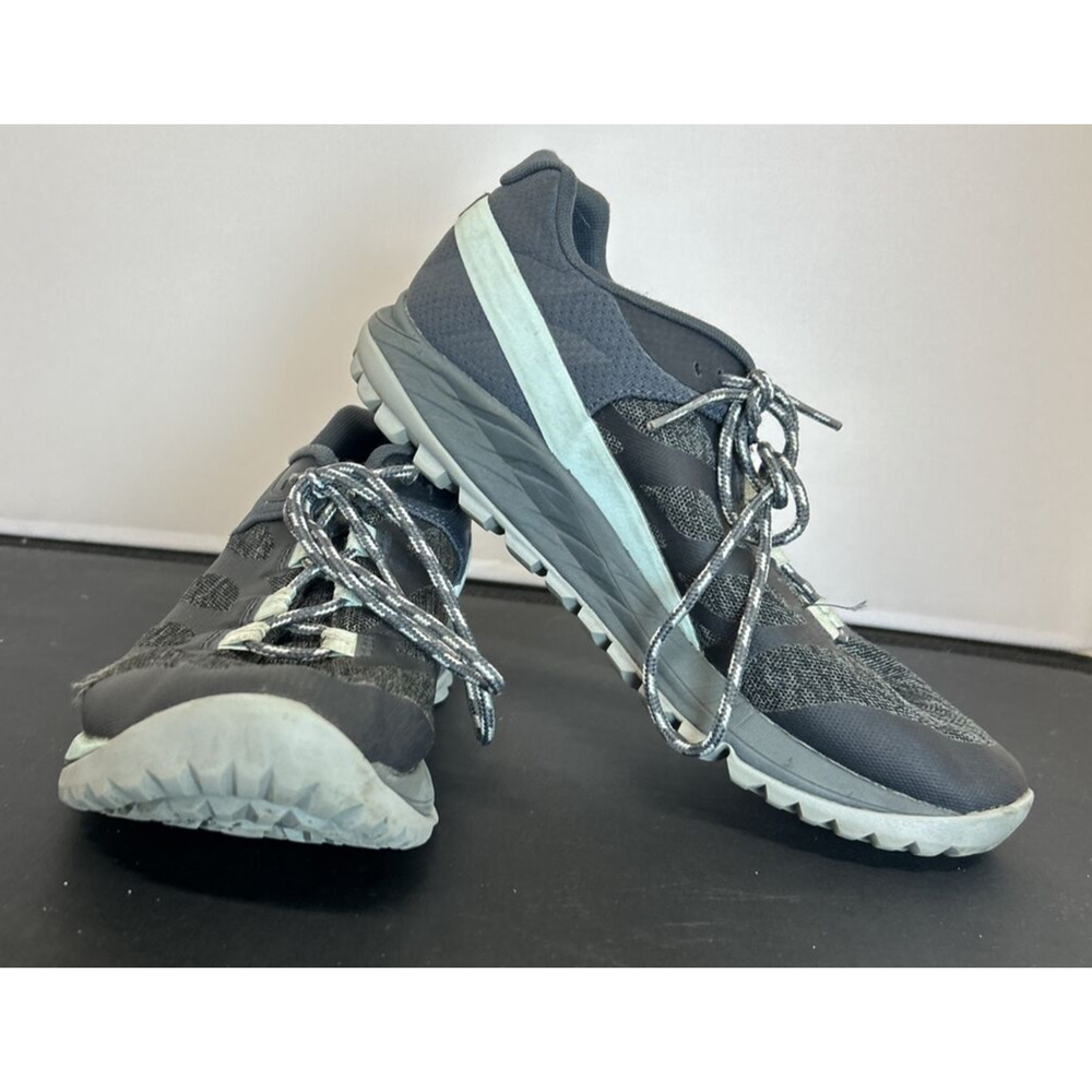 Merrell Antora Womens 8 Hiking Running Shoes Q Form2 Vibram Sole Gray J84814 FS
